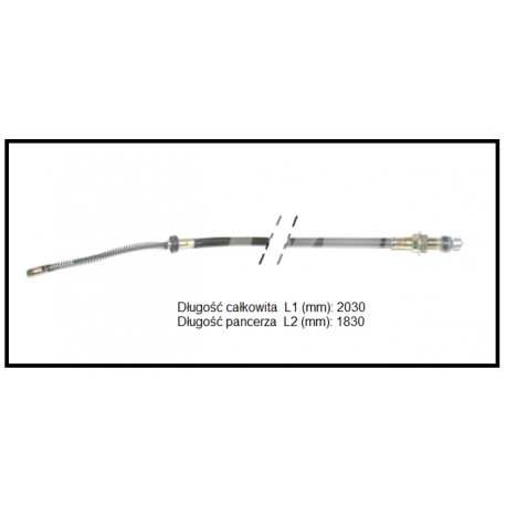 Linka hamulca ręcznego (prawa) Nissan UGJ02A30 (2569169)